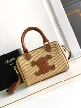 Celine Original Rattan weaving top handle bag 1B24081104