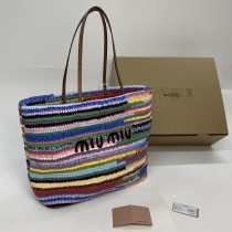 Miumiu Original embroidery tote OL24081402