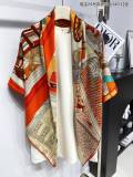 H*ERMES cashmere Scarf 140*140CM AN24091003