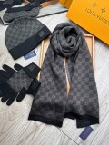 L* V Hat Scarf Gloves AN24091904