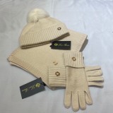 L* P Hat Scarf Gloves AN24091905