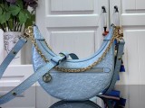Louis vuitton monogram the Loop handbag is a half-moon baguette MX24092508