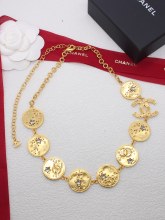 C*HANEL 1:1 Jewelry necklace yy24102504