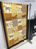 H*ERMES scarf cashmere 110*200CM AN24102707