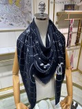 C*HANEL scarf cashmere 140*140CM AN24102706