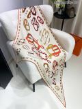 H*ermes scarf cashmere 94*188cm NY24111601