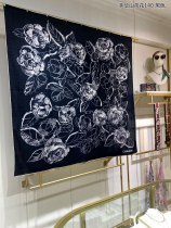 C*HANEL scarf cashmere 140*140CM NY24111605