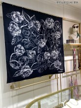 C*HANEL scarf cashmere 140*140CM NY24111605