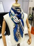 H*ERMES scarf cashmere 140*140CM AN24111914