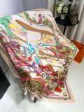 H*ERMES scarf cashmere 140*140CM AN24111914