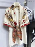 L * V scarf cashmere 140*140CM AN24111915