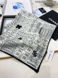 C*HANEL scarf cashmere 140*140CM AN24111901