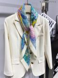 H*ERMES scarf cashmere 90*90CM AN24111904