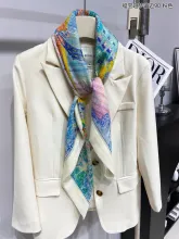 H*ERMES scarf cashmere 90*90CM AN24111904