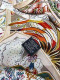 H*ERMES scarf cashmere 100*100CM AN24111905