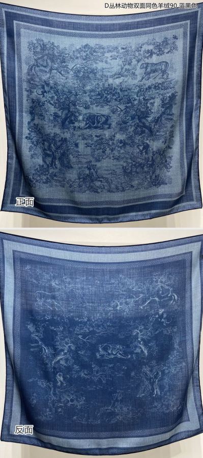 D*IOR scarf cashmere 90*90CM AN24111910