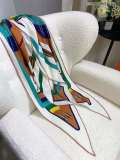 H*ERMES scarf cashmere 94*188CM AN24111909