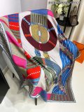 H*ERMES scarf cashmere 140*140CM AN24111913