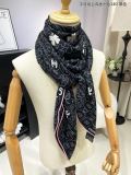 C*HANEL scarf cashmere 140*140CM AN24111901