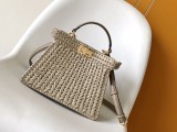 Fendi original Handwoven Hand or crossbody bag OL24111903