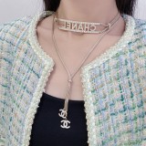 Chanel 1:1 jewelry necklace yy24120202