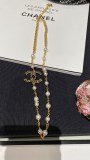 Chanel 1:1 jewelry necklace yy24120214