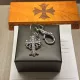 𝐂𝐡𝐫𝐨𝐦𝐞 𝐡𝐞𝐚𝐫𝐭 Keychain JM24121405