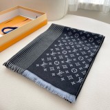 L* V scarf cashmere 200*70CM AN24122504