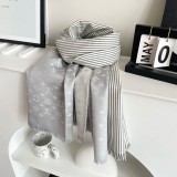 L* V scarf cashmere 200*70CM AN24122504