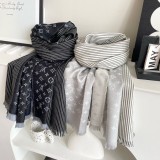 L* V scarf cashmere 200*70CM AN24122504