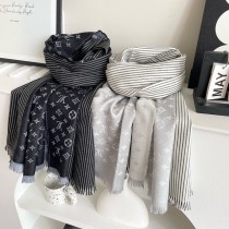 L* V scarf cashmere 200*70CM AN24122504