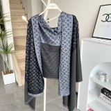 L* V scarf cashmere 200*70CM AN24122504