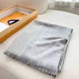 L* V scarf cashmere 200*70CM AN24122504