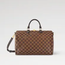 Louis vuitton N40591Damier Ebene Canvas Speedy Bandoulière 35