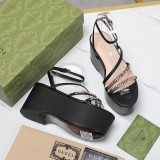 Gucci women high heel 8cm shoes HG25032301