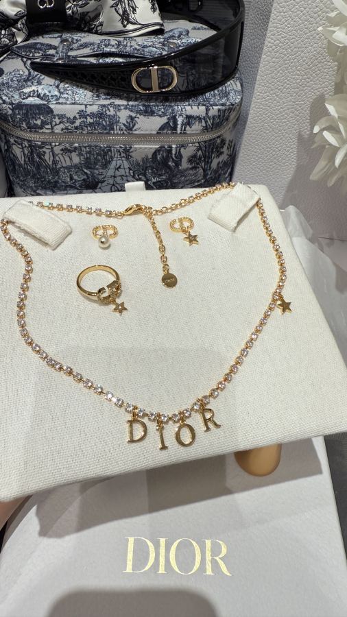 Dior 1:1 jewelry necklace yy25070218