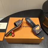 Louiis vuitton sandal shoe heel 5.5cm HG25081604