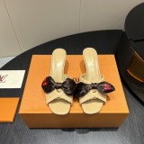 Louiis vuitton sandal shoe heel 5.5cm HG25081604