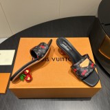 Louiis vuitton sandal shoe heel 5.5cm HG25081604