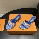 Louiis vuitton sandal shoe heel 5.5cm HG25081605