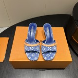 Louiis vuitton sandal shoe heel 5.5cm HG25081605