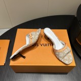 Louiis vuitton sandal shoe heel 5.5cm HG25081605