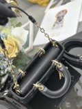 Dior Original Sheepskin shoulder with diamond jewelry BF25090705