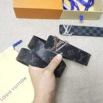 Louiis vuitton 4.0cm original men belt ZN25091501