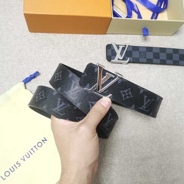 Louiis vuitton 4.0cm original men belt ZN25091501