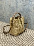 Saint Laurent Original Rose woven bucket bag MTX26032101