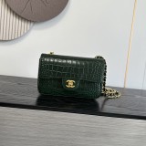 Chaannneel Original Crocodile Embossed Mini Flap Bag 1116 KK 20261025002