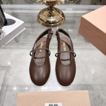 Miu Leather Miu women sandal shoes HG26101143