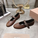 Miu Leather Miu women sandal shoes HG26082918