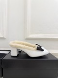 Chanel Leather women 6cm high heel shoes HG26100519